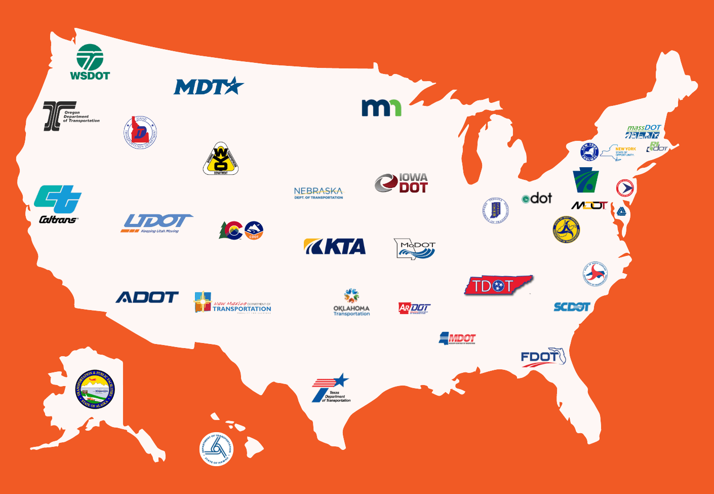 DOT Approved Graphic USA Map DOT Approved Graphic USA Map